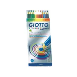 LÁPICES ACUARELABLES GIOTTO 12 COLORES