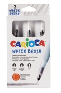 [825575] PINCELES RECARGABLES WATER BRUSH CARIOCA 3 UNIDADES