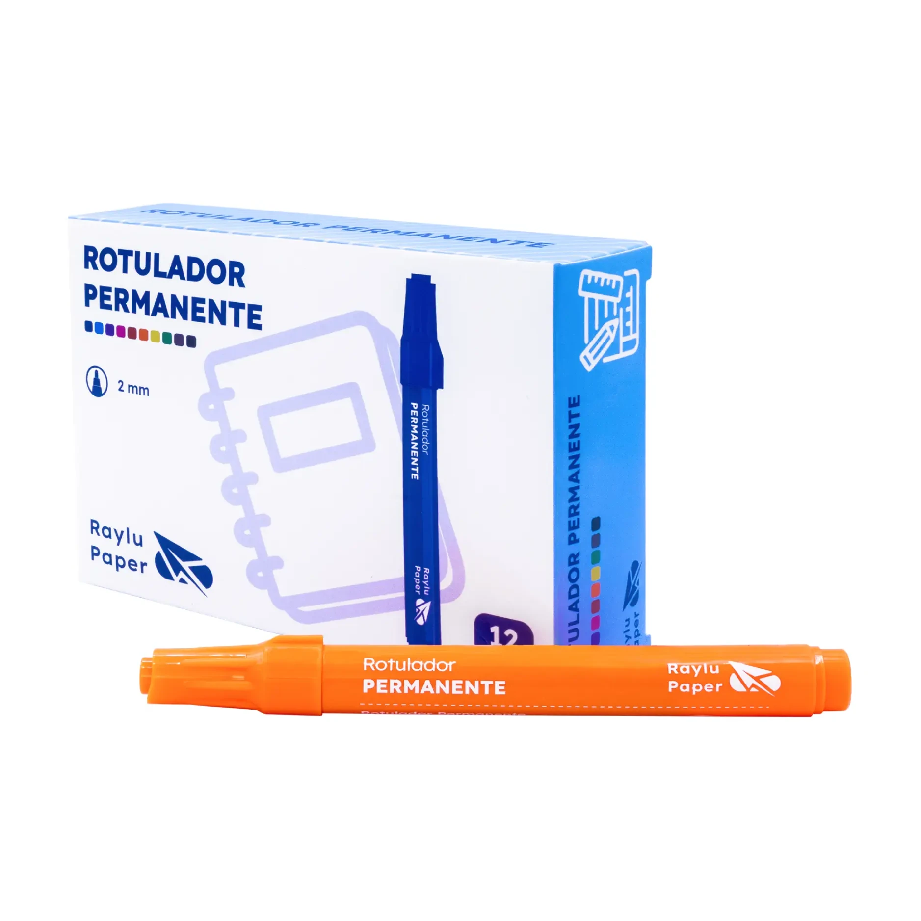[081274] ROTULADOR PERMANENTE RAYLU ULTRAINK NARANJA