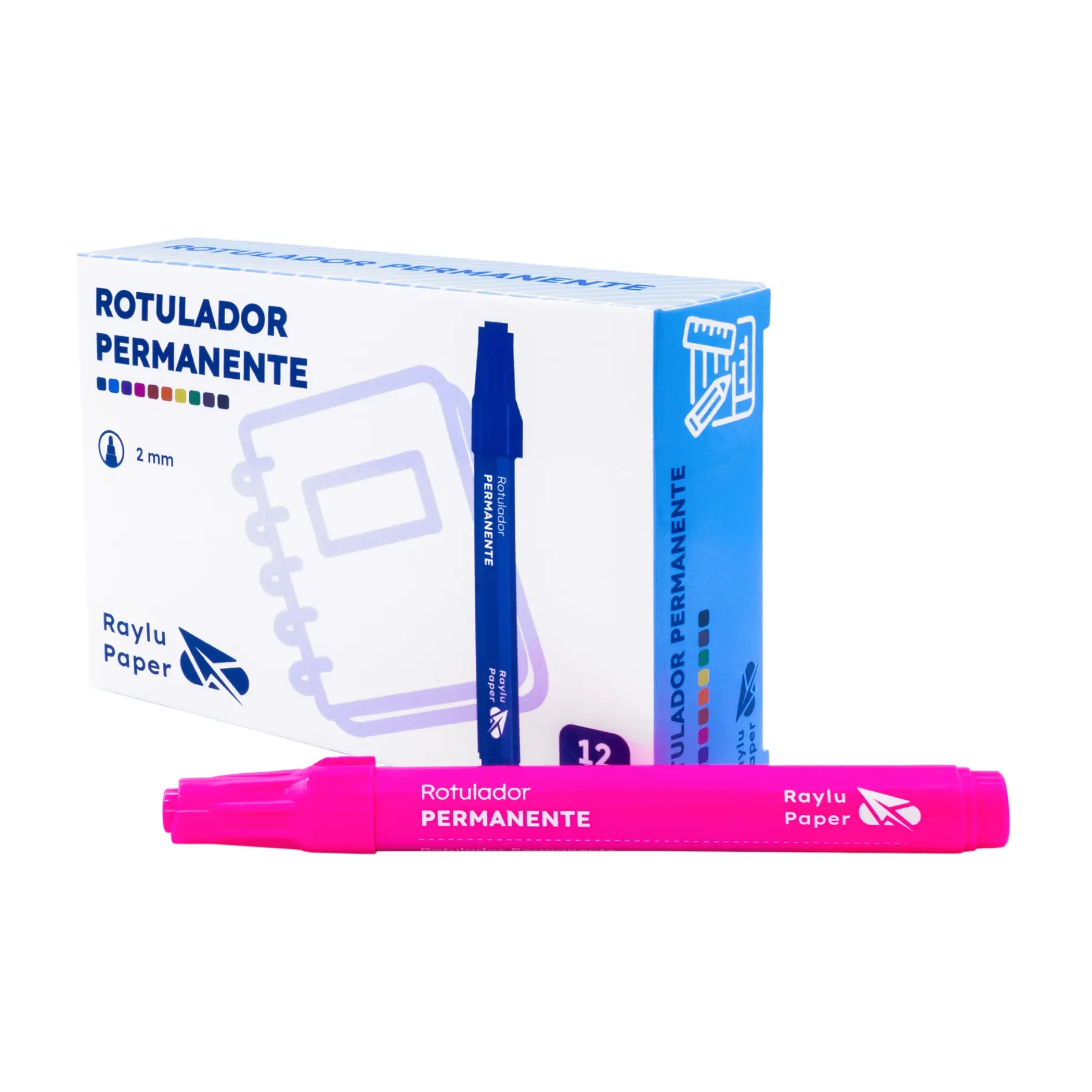 [081273] ROTULADOR PERMANENTE RAYLU ULTRAINK ROSA