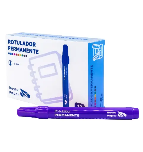 [081275] ROTULADOR PERMANENTE RAYLU ULTRAINK VIOLETA