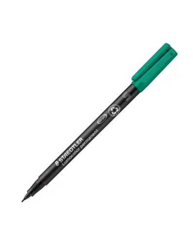 [249474] ROTULADOR STAEDTLER LUMOCOLOR PERMANENTE 313-5 VERDE PUNTA SUPERFINA