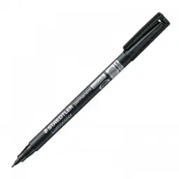ROTULADOR STAEDTLER LUMOCOLOR PERMANENTE 313-9 NEGRO PUNTA SUPERFINA