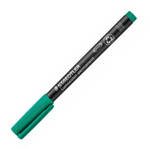 [080235] ROTULADOR STAEDTLER LUMOCOLOR PERMANENTE 317-5 VERDE PUNTA MEDIA