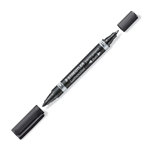 [081571] ROTULADOR STAEDTLER LUMOCOLOR PERMANENTE DUO 348 NEGRO