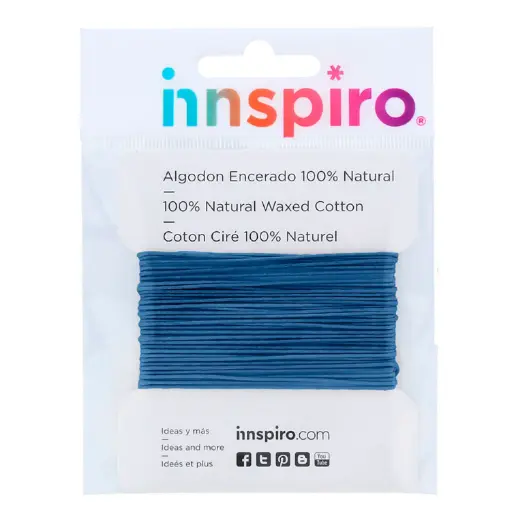 [70079] CORDÓN DE ALGODÓN FINO 1,5MM AZUL MARINO INNSPIRO