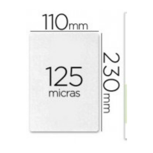 [220196] FUNDA MK PLASTIFICAR CARNET 110X220