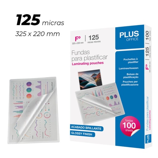 [220197] FUNDA PLASTIFICAR  FOLIO 220X325 125M