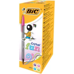 BOLÍGRAFO BIC CRISTAL FUN COLORES SURTIDOS 