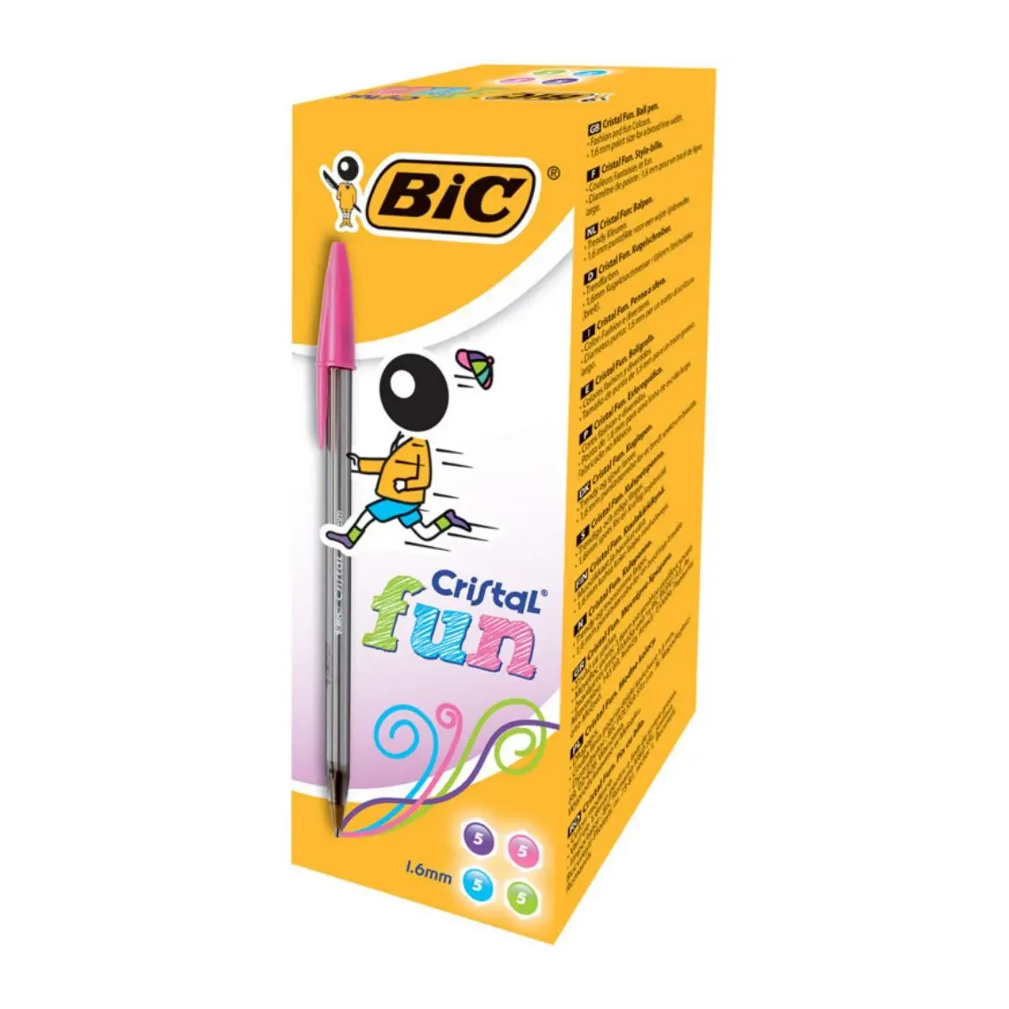 [119158] BOLÍGRAFO BIC CRISTAL FUN COLORES SURTIDOS 