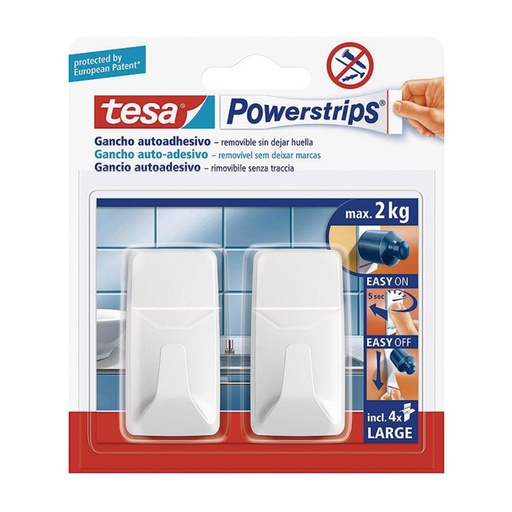 [749098] GANCHOS TESA POWERSTRIP GRANDE