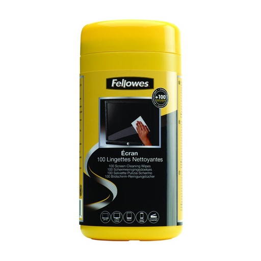 [249002] LIMPIADOR DE PANTALLA FELLOWES DISPENSADOR 100 TOALLITAS