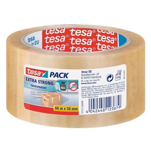[069038] PRECINTO TESA PVC TRANSPARENTE 50MM×66 M
