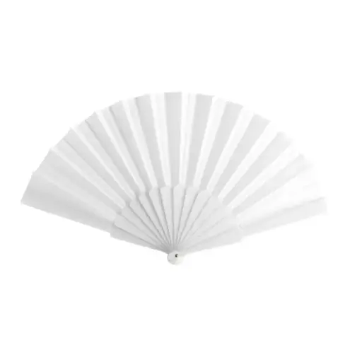 [70007] ABANICO BLANCO DE PLÁSTICO 8096