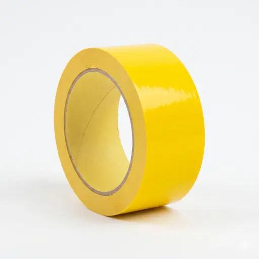 [825620] PRECINTO DE EMBALAJE PVC AMARILLO 66M×50MM