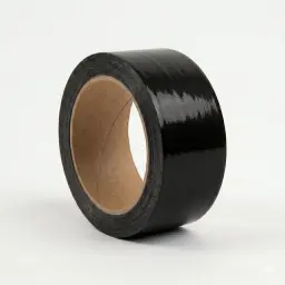 PRECINTO DE EMBALAJE PVC NEGRO 66M×50MM