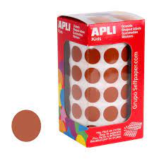 [650287] GOMETS APLI CIRCULO 15MM MARRON ROLLO