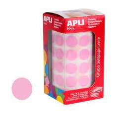 [650249] GOMETS APLI CIRCULO 15MM ROSA ROLLO