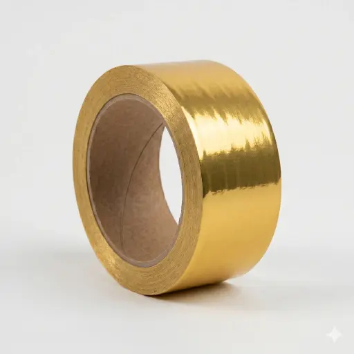 [825631] PRECINTO DE EMBALAJE PVC ORO 66M×50MM