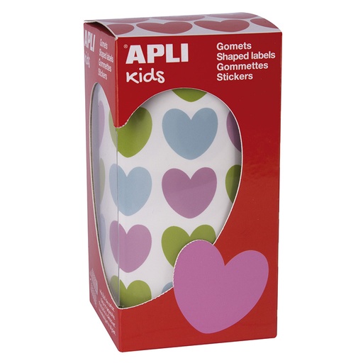 [028446] GOMETS APLI CORAZÓN SURTIDOS 20 X 18 MM (900 UDS)