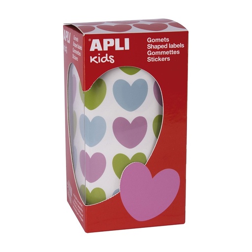[028446] GOMETS APLI CORAZÓN SURTIDOS 20 X 18 MM (900 UDS)