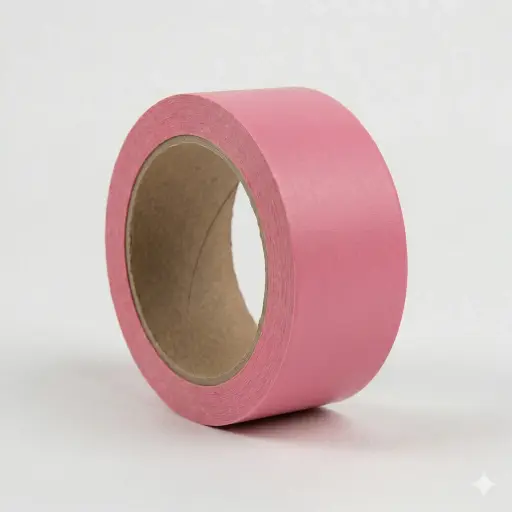 [825623] PRECINTO DE EMBALAJE PVC ROSA 66M×50MM
