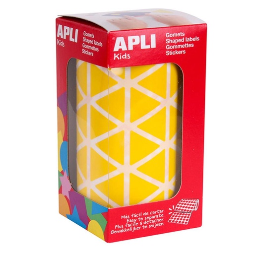[649991] GOMETS APLI TRIANGULO 20,0 AMARILLO ROLLO