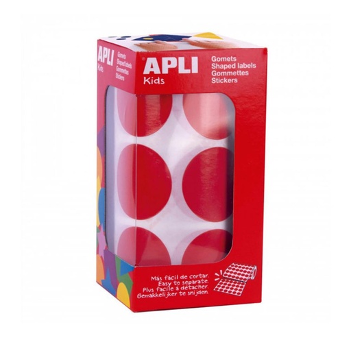 [650005] GOMETS APLI XL CIRCULO 33 0 ROJO ROLLO