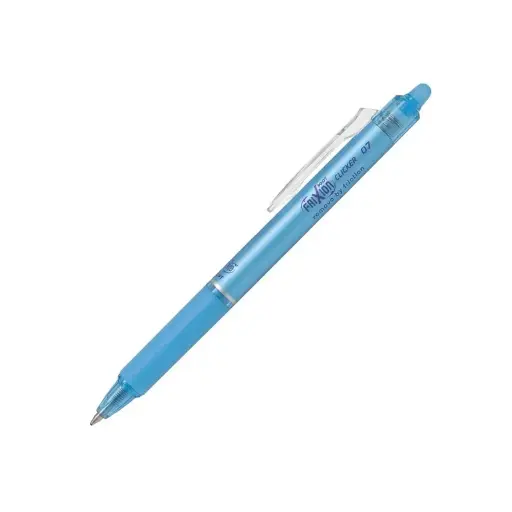 [081065] BOLÍGRAFO BORRABLE PILOT FRIXION CLICKER AZUL CLARO