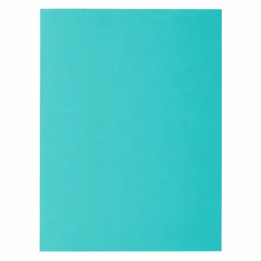 [180801] SUBCARPETA DIN A4 CARTULINA 80G TURQUESA