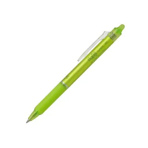 [081068] BOLÍGRAFO BORRABLE PILOT FRIXION CLICKER VERDE LIMA