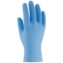 GUANTES NITRILO AZUL TALLA L- CJ.100UDS
