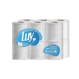 PAPEL HIGIÉNICO DOMÉSTICO LUY EXTRA 2 CAPAS 18M-12 ROLLOS /SACO DE 9 PAQUETES