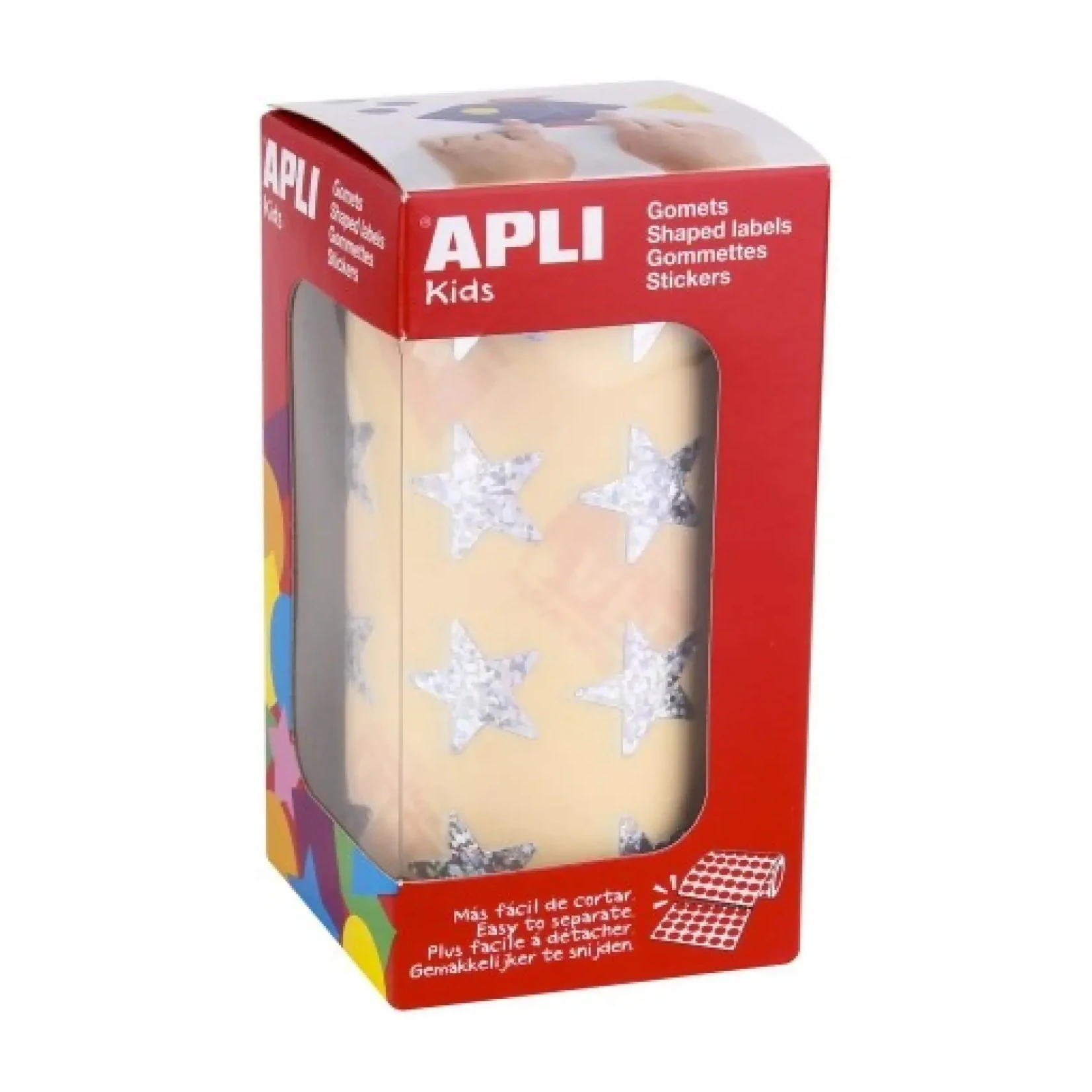 [825443] GOMETS ESTRELLAS 19,5 MM HOLOGRÁFICOS ROLLO