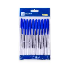 BOLÍGRAFOS BÁSICOS COREBALL AZUL BOLSA 10 UNIDADES RAYLU