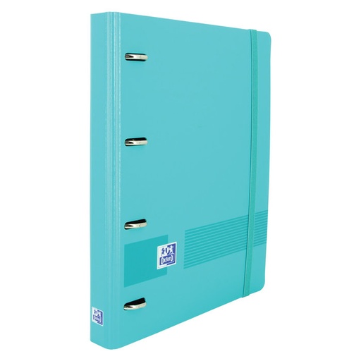 [650183] CARPEBLOC 4 ANILLAS OXFORD A4+ POLYFOAM AQUA
