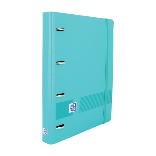 [650183] CARPEBLOC 4 ANILLAS OXFORD A4+ POLYFOAM AQUA