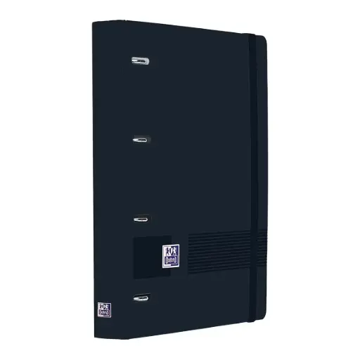 [650146] CARPEBLOC 4 ANILLAS OXFORD A4+ POLYFOAM NEGRO