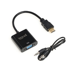 ADAPTADOR HDMI(M) A VGA(H) IGGUAL 