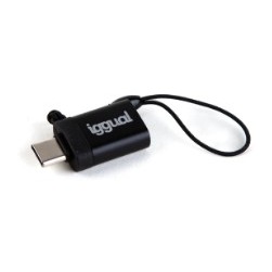 [120459] ADAPTADOR USBC A USB-A 3.1 NEGRO IGGUAL 