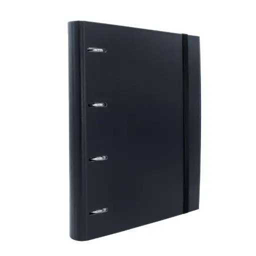 [209372] CARPEBLOCK 4 ANILLAS RAYLU PAPER A4  NEGRO 