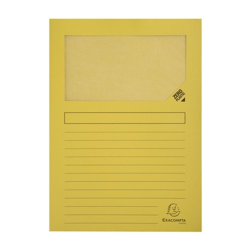 [180821] SUBCARPETAS A4 RECICLADA 120GR AMARILLO 