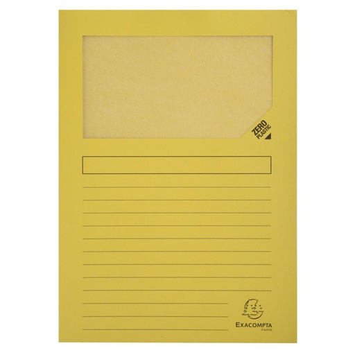 [180821] SUBCARPETAS A4 RECICLADA 120GR AMARILLO 