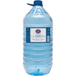 GARRAFA 8L AGUA MINERAL NATURAL LA SERRETA 