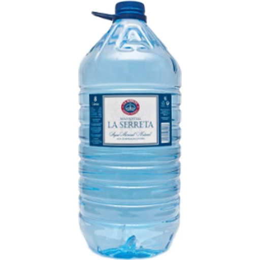 [825268] GARRAFA 8L AGUA MINERAL NATURAL LA SERRETA 
