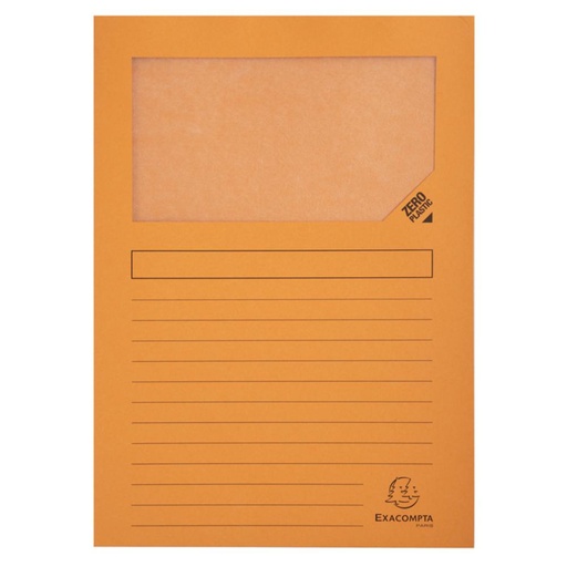 [180822] SUBCARPETAS A4 RECICLADA 120 GR. NARANJA 