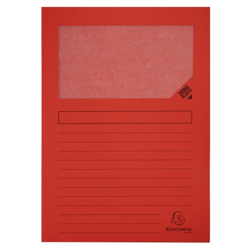 [180824] SUBCARPETAS A4 RECICLADA 120 GR. ROJO 