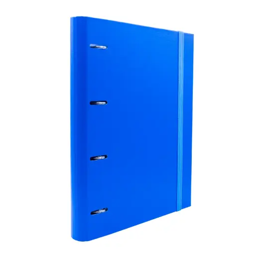 [180966] CARPEBLOCK 4 ANILLAS RAYLU PAPER A4 AZUL CLARO 