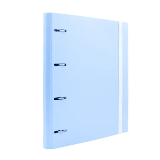 [209368] CARPEBLOCK 4 ANILLAS RAYLU PAPER A4 AZUL PASTEL