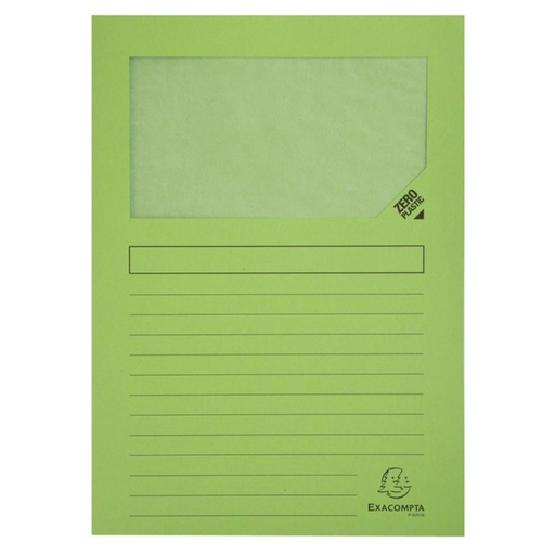 [180820] SUBCARPETAS A4 RECICLADA 120 GR. VERDE 